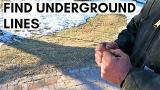 How to Find Underground Utilities! (Without Expensive Tools)