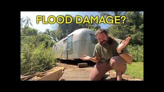 Floods almost ruined my airstream - clean up time