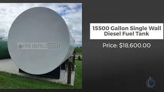 15500 Gallon Single Wall Diesel Fuel Tank | Grand Forks, ND