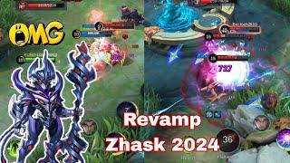 Zhask Revamp + Buff Skills 2024 #mobilelegends