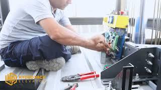 Elevator installation in  3 days  نصب آسانسور بالابر hydraulic elevator installation