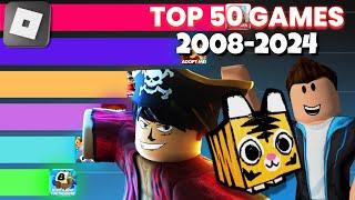 Top 50 Most Popular Roblox Games of All Time 2008-2024