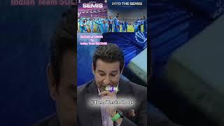 Wasim Akram Congratulates Indian Team into Semis #shorts #india #cricket #kohli #iccworldcup2023