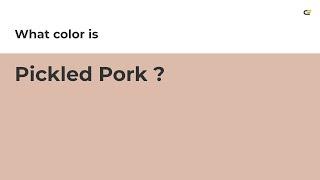 Pickled Pork color #ddbbaa hex color - Orange color - Cool color ddbbaa