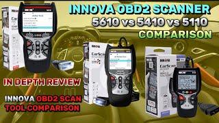 Innova OBD2 Scan Tool Comparison: 5610 vs 5410 vs 5110 |