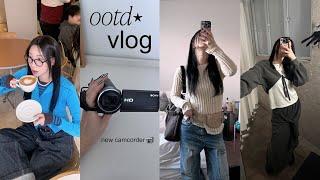 vlog 봄을 기다리며 꺼내 본 데일리룩. 뉴 캠코더. 언박싱(썬번프로젝트,샌드뮤지엄,엔조블루스,이안조). 인사일런스 팝업. 리빙페어. 직장인 일상브이로그