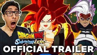 *NEW* SPARKING ZERO SSJ4 GOGETA + GT CHARACTERS GAMEPLAY! Dragon Ball Sparking Zero Trailer Reaction