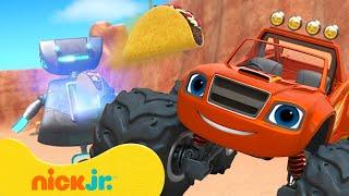 Blaze Faces a Taco Robot!  Blaze and the Monster Machines | Nick Jr.