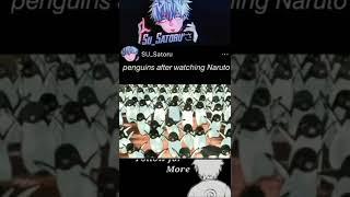 penguins after watching naruto