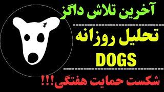 تحلیل ارز داگز | DOGS و شکست حمایت هفتگی | سقوط داگز یا آخرین تلاش ؟