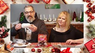 AMERICANS TRY GERMAN CHRISTMAS SNACKS (TASTING GERMAN SNACKS FROM ALDI)