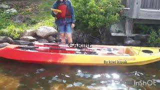 Kiwi kayak caribe on the water