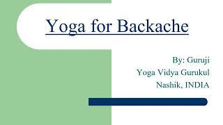 Yoga for Back and Spine Problems