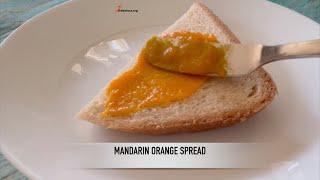 EASY ORANGE SPREAD, HOMEMADE HEALTHY ORANGE SPREAD