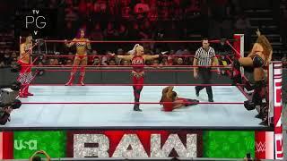 Full Match - Sasha Banks Bayley _ Ember Moon vs Jame fox ,Brokke