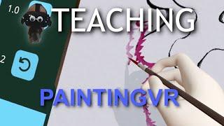 Teaching Painting VR: Three Basic Brushes