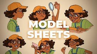 How PRO ANIMATORS make MODEL SHEETS