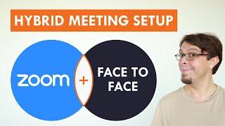 Hybrid meeting with Zoom: how to set up your room