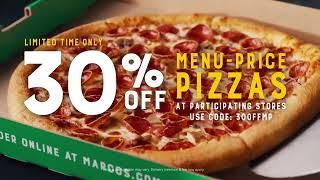 Marco's Pizza 30% Off All Menu-Price Pizzas