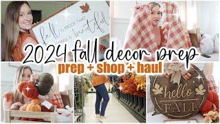  2024 FALL PREP WITH ME // decor shopping vlog + tj maxx & hobby lobby haul