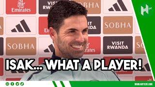 ISAK IS A TOP PLAYER! Mikel Arteta on Newcastle forward & January dealings