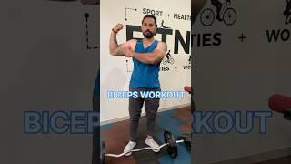 Biceps  workout #biceps #gym #motivation #bodybuilding #workout #armsworkout #shorts #ytshorts