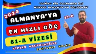 Almanya 81A Ön Onay Vizesi Nedir ? Şartları Neler ? Denklik ve Almanca Gerekli mi ? Başvuru süreci ?