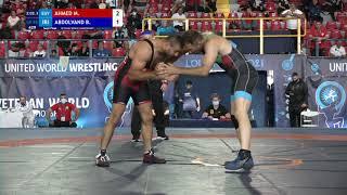 1/2 GR - 88 kg: M. AHMED (EGY) v. B. ABDOLVAND (IRI)