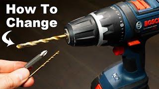 How To Change a Drill Bit