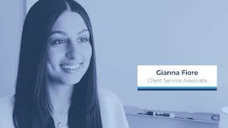 Meet Gianna Fiore, Client Services Associate