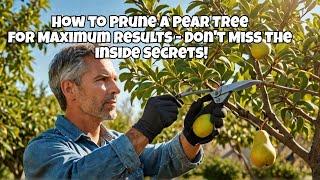 How to Prune a Pear Tree for Maximum Results  - Don't Miss the Inside Secrets!