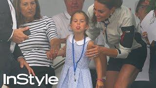 Princess Charlotte Sticks Out Her Tongue at King's Cup | InStyle