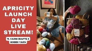 MY NEW YARN IS HERE! Apricity Yarn Launch Party [TLYC x Hobbii]