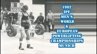 1982 IPF Men’s World- European Powerlifting Championships Munich