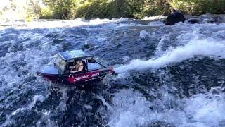 1/6 SHREDDY JETBOAT vs gnarly rapids @proboatmodels @ShreddyLyfestyle