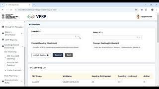 How to do Concept Seeding in VPRP from Block Login ?