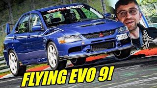 JDM Time! Flying Mitsubishi Lancer EVO 9 // Nürburgring