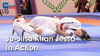 SEA Games: Cambodian Ju-Jitsu Fighter Khan Jessa in Action