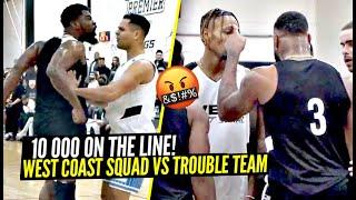 It GOT HEATED & PHYSICAL w/ $10,000 On The Line!! Ballislife WCS vs K Showtime & Trouble Team!