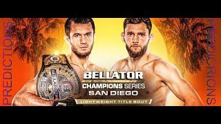 #Bellator Championship Series San Diego Predictions