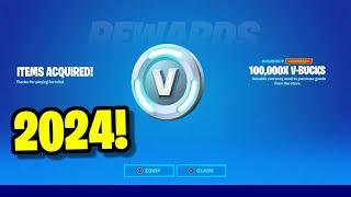 HOW TO GET FREE V BUCKS IN FORTNITE 2024!