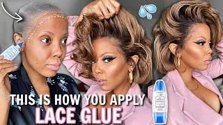  Wig WON'T Come OFF NEW WATERPROOF Lace Glue |Tips for BEGINNERS SAVE YA EDGES KISS All Mighty Bond