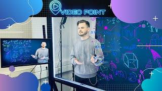 VIDEO POINT - Обзор видеостудии с прозрачной доской, для образовательного контента и  вебинаров