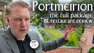 I try the full Portmeirion package, Salutation suite tour and Portmeirion hotel restaurant review.