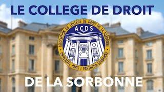 Présentation du Collège de Droit de la Sorbonne | Paris 1 Panthéon Sorbonne