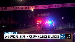 Louisville officials search for gun violence solutions