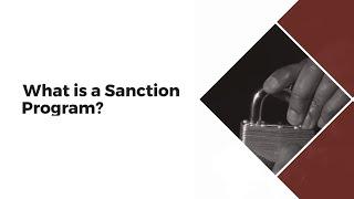 Sanctions Program