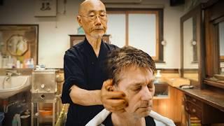  Relaxing Japanese Barber Artistry In 1920s Yamaguchi Barbershop: Haircut, Hair Wash & Head Massage