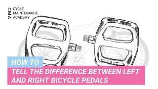 How To Tell The Difference Between Left And Right Bicycle Pedals