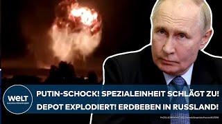 UKRAINE-KRIEG: Schock für Putin! Spezialeinheit zerstört Waffendepot! Mega-Explosion löst Beben aus!